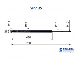 Schokdemper / Amortisseur SCHLEGL SFV35